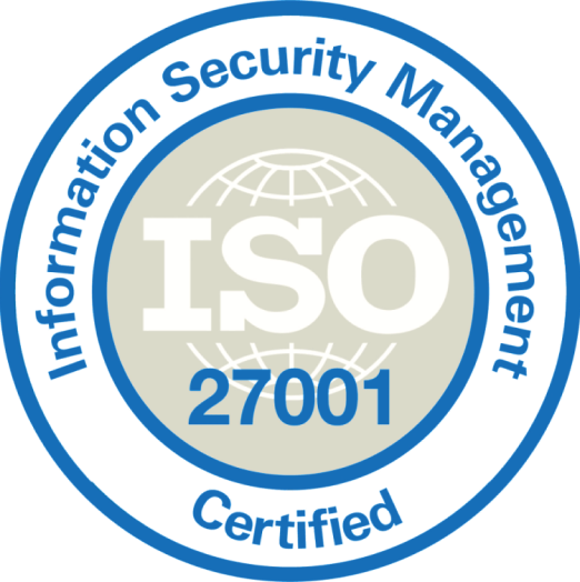 ISO 27001 certified mark